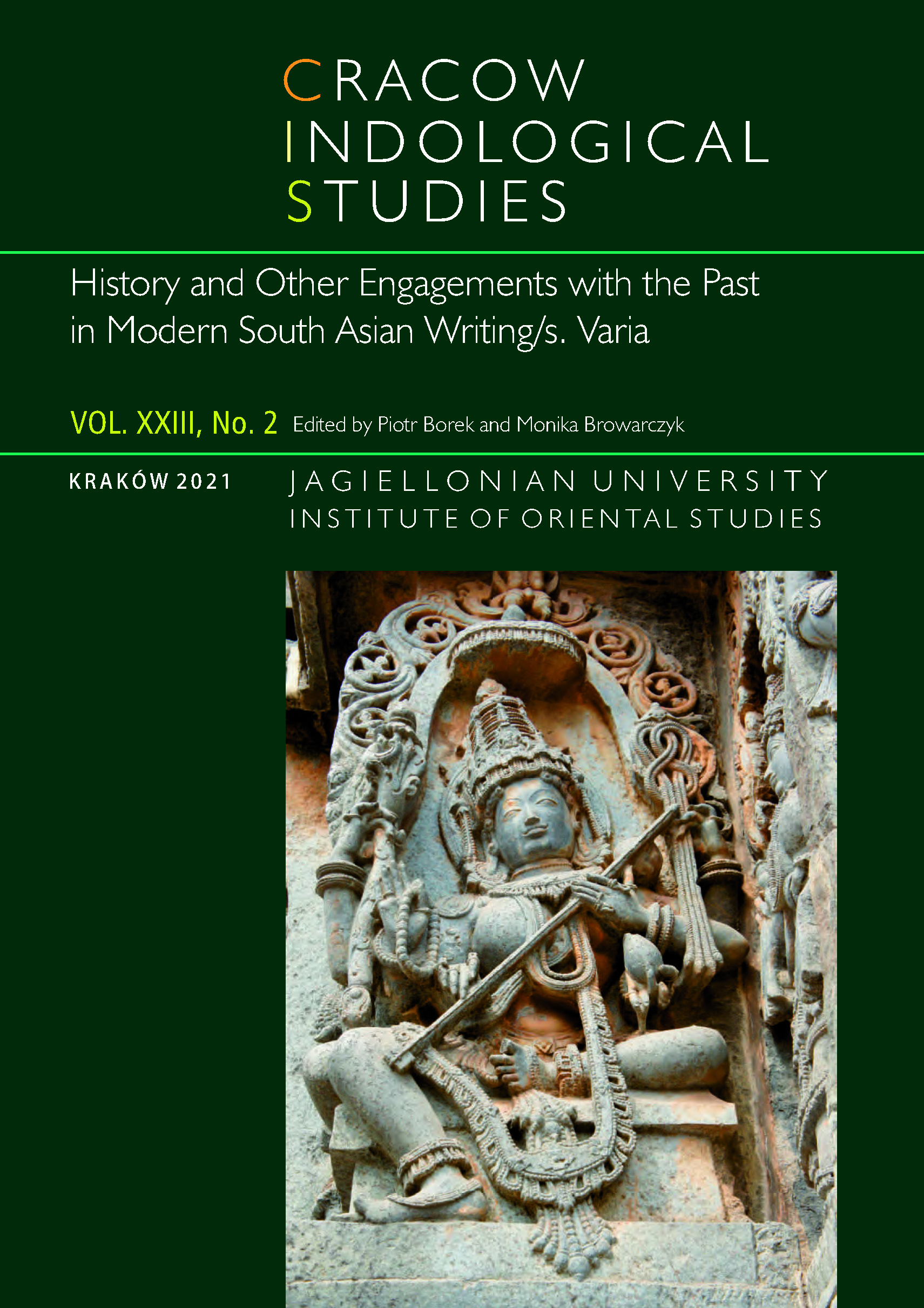 					View Vol. 23 No. 2 (2021): History and Other Engagements with the Past in Modern South Asian Writing/s. Varia
				