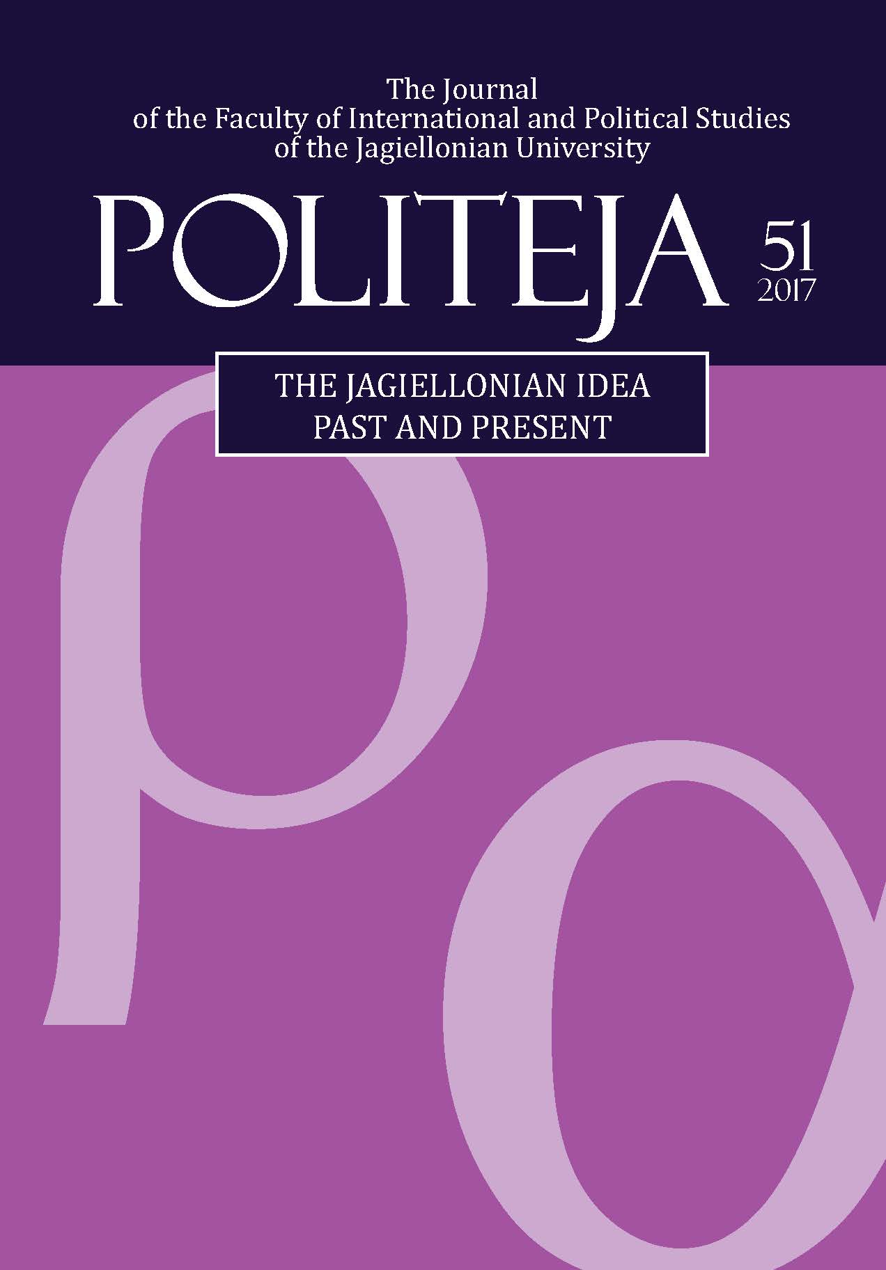 					View Vol. 14 No. 6(51) (2017): The Jagiellonian Idea: Past and Present
				