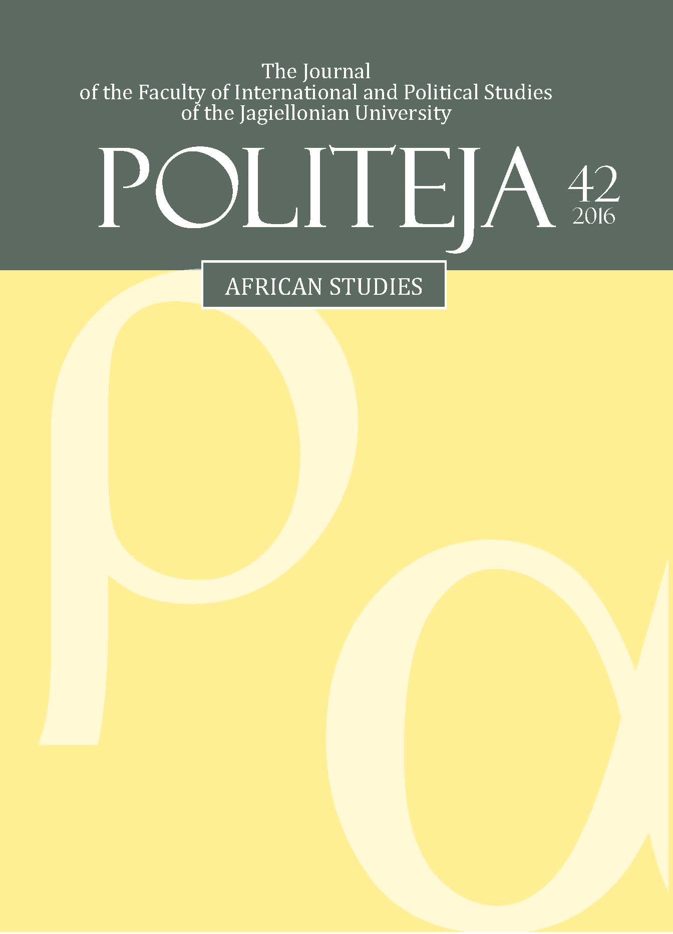 					View Vol. 13 No. 3 (42) (2016): African Studies
				