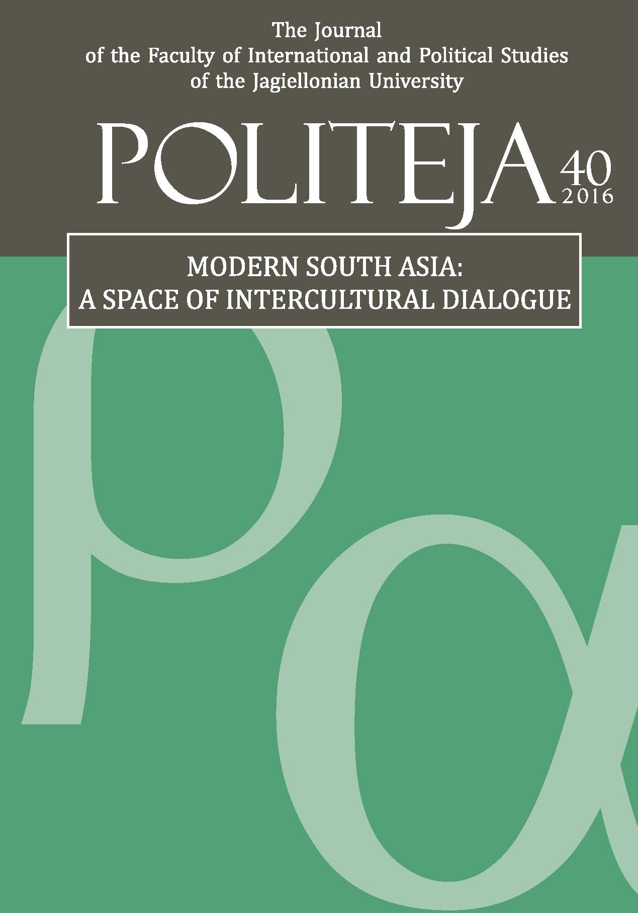 					View Vol. 13 No. 1 (40) (2016): Modern South Asia: a Space of Intercultural Dialogue
				