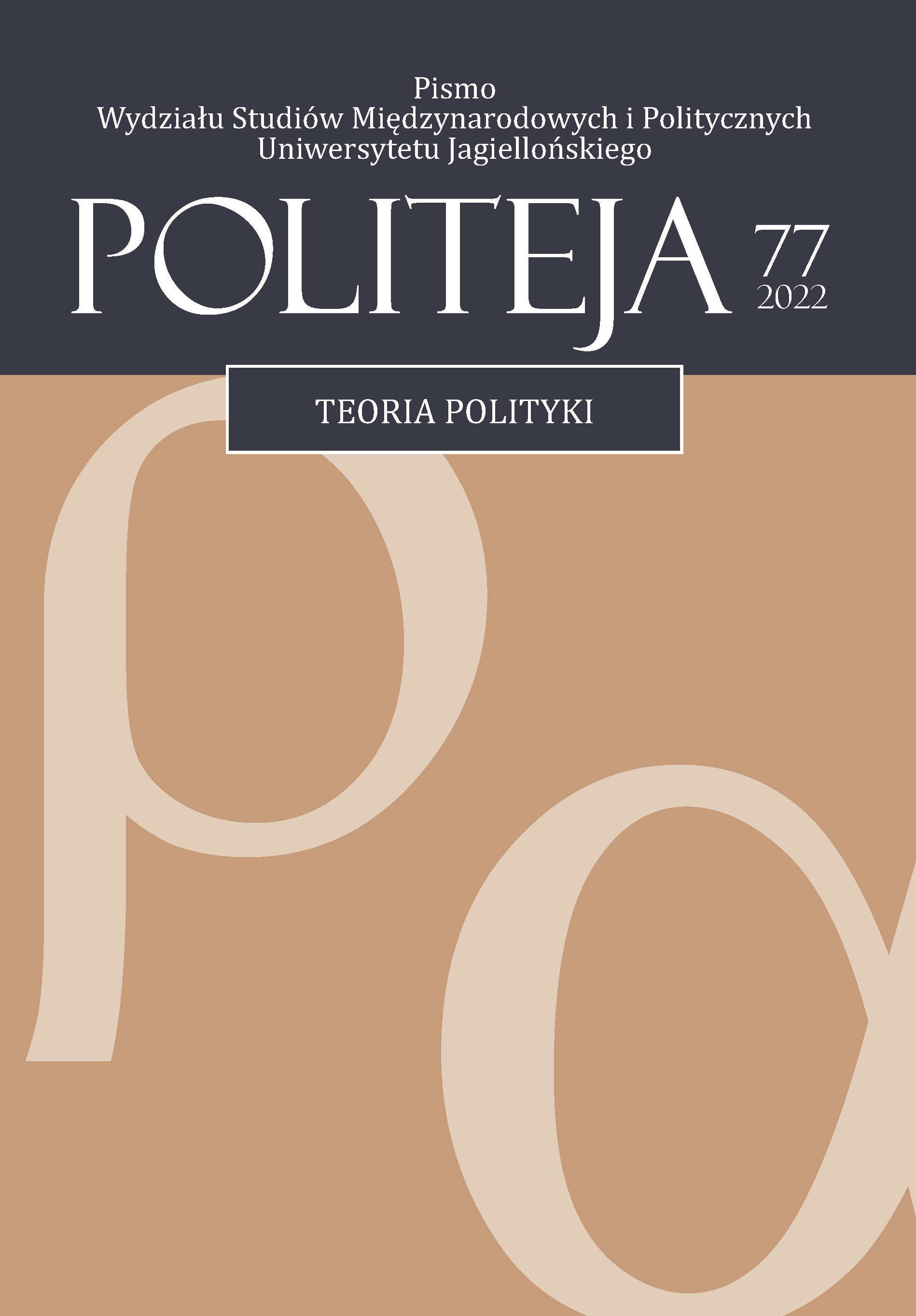 					View Vol. 19 No. 2(77) (2022): Teoria polityki
				