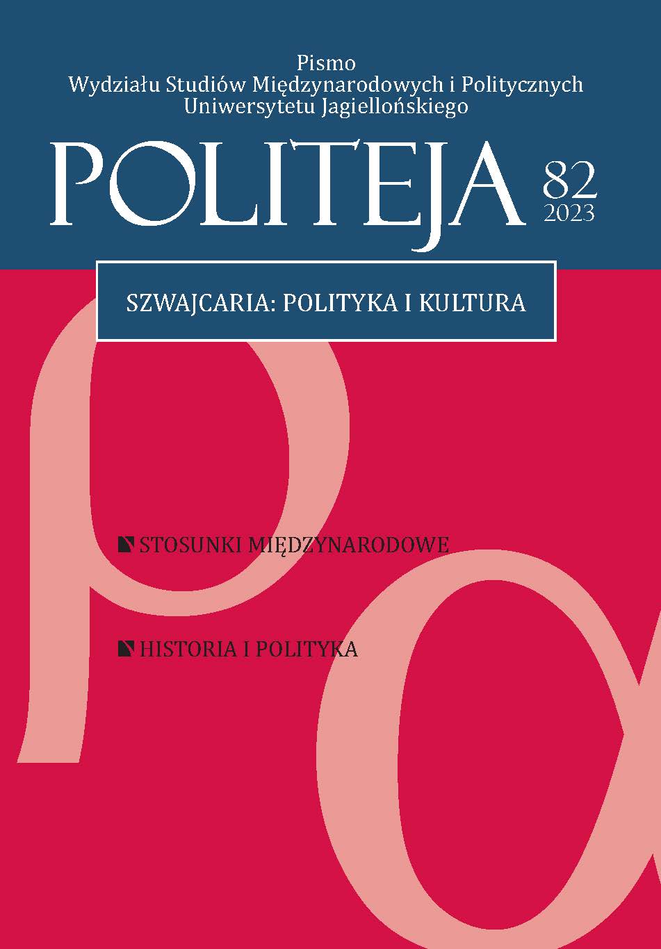					View Vol. 20 No. 1(82) (2023): Szwajcaria: Polityka i kultura
				