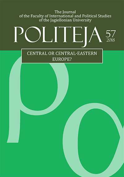					View Vol. 15 No. 6(57) (2018): Central or Central-Eastern Europe?
				