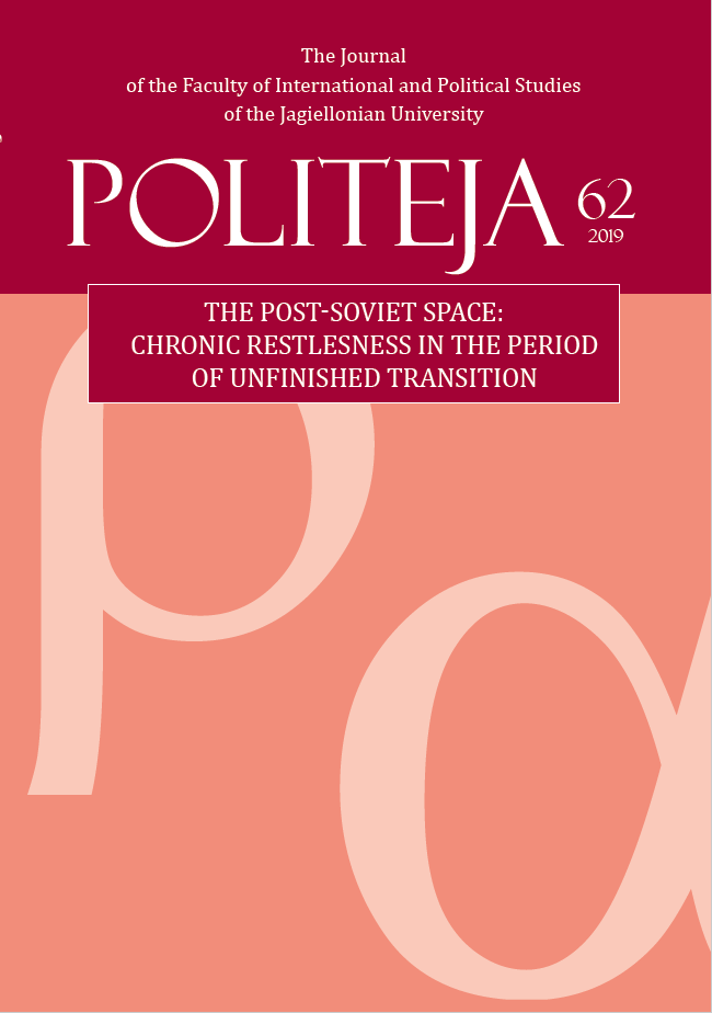 					View Vol. 16 No. 5(62) (2019): The Post-Soviet Space: Chronic Restlesness in the Period of Unfinished Transition
				
