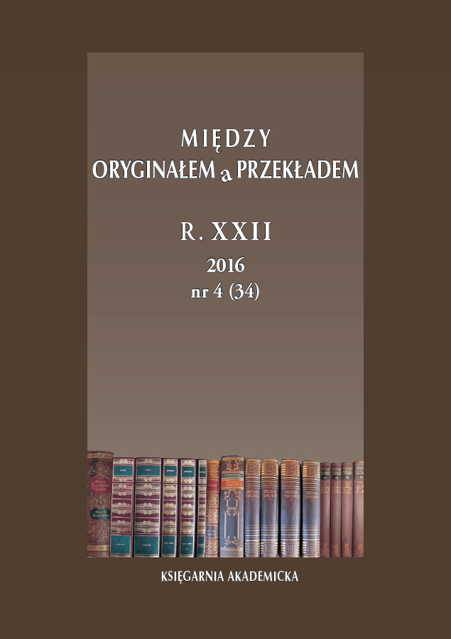 					View Vol. 22 No. 4/34 (2016): NORMA W PRZEKŁADZIE CZ. 2
				